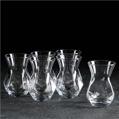 Набор стеклянных стаканов армуду Alya, 165 мл, 6,1×9,5 см, 6 шт