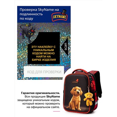 Рюкзак SkyName R8-025 + брелок мишка + мешок