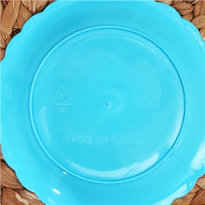 Набор тарелок «Кружево», 9 шт, d=15 см, цвет МИКС