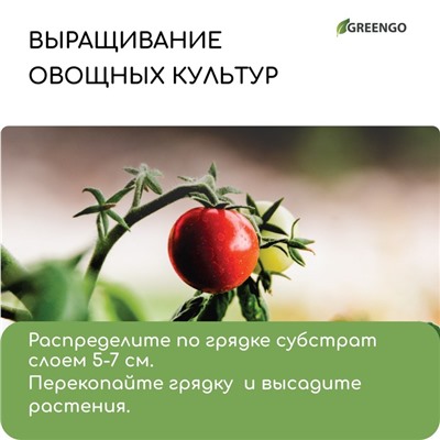 Субстрат кокосовый в брикете, 7 л, 30% чипсы и 70% торф, Greengo