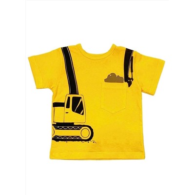 Рубашечка с  кармашком Bucket /  Желтая