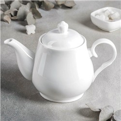 Чайник фарфоровый заварочный Wilmax, 850 мл, цвет белый