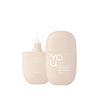 Крем тональный ультралегкий Y.O.U. Really Second skin, тон:40 ,:Warm Beige