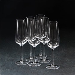Набор бокалов для шампанского «Жизель», 190 мл, 6 шт