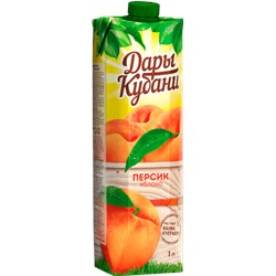 Нектар персиково-яблочный с мякотью «Дары Кубани» 1л