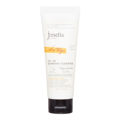 JMELLA IN FRANCE LA TULIPE MORNING CLEANSER Пенка для умывания "Тюльпан, альпийская фиалка, ветивер"