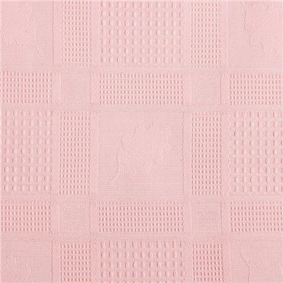 Скатерть "Этель" Natural series 220х150 см, цвет розовый, 100% хлопок