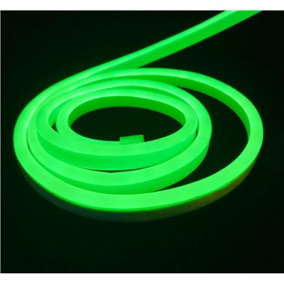 Лента светодиодная «Гибкий неон» цвет зеленый ,1м, 220V