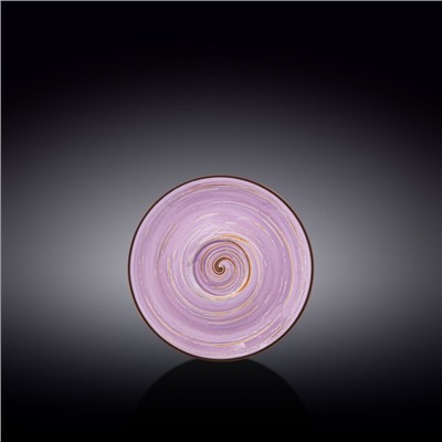 Блюдце Wilmax Spiral, d=14 см, цвет лавандовый