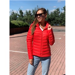 Женская куртка Е00512-4 красная