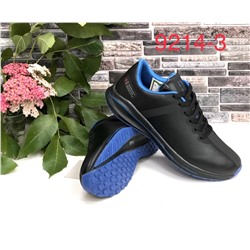 Мужские кроссовки 9214-3 черно-синие