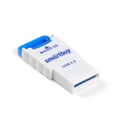 Картридер SBR-707-B MicroSD голубой Smartbuy (1/1)