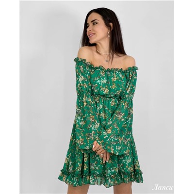 Платье «Лапси» (зеленый)