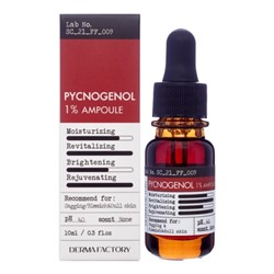 Сыворотка для лица с пикногенолом Derma Factory Pycnogenol 1% Ampoule