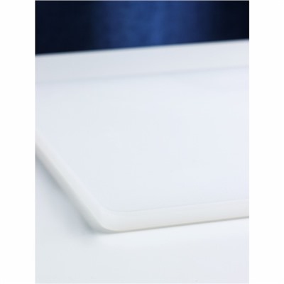 Доска профессиональная разделочная Доляна, 40×30 см, толщина 1,8 см, цвет белый