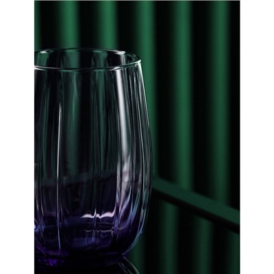 Набор стаканов Linka, 380 мл, 6 шт, цвет фиолетовый