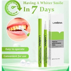 Ручка для отбеливания зубов LANBENA, средство для гигиены и удаления пятен от геля, зубной налет, эффективный уход