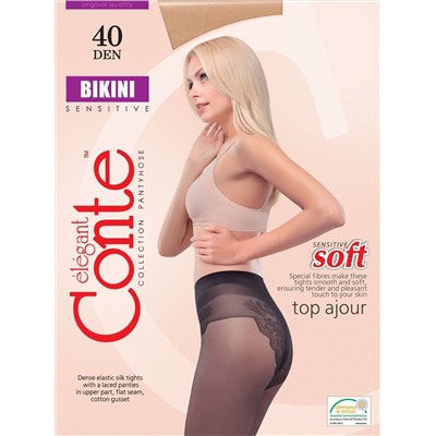 Колготки женские CONTE BIKINI 40