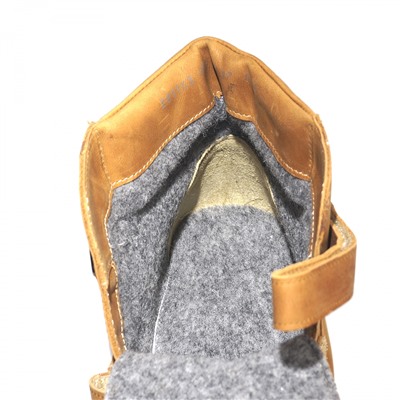 342/2(2)-БП-03 V-4 (св. коричневый) Ботинки ТОТТА для мальчика, нат. кожа, байка, размеры 37-39