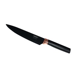 Нож нерж сталь лезвие 20,3 см 32,5*4,5*2 см поварской пласт ручка черный Bobssen Baizheng (1/240)