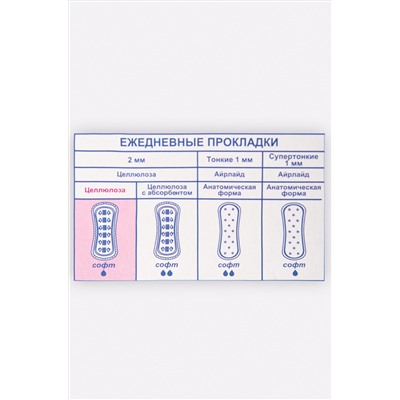 Прокладки ежедневные Софт 60 шт. MIS