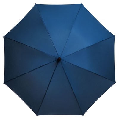 Зонт-трость Magic с проявляющимся цветочным рисунком, темно-синий