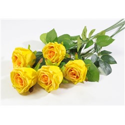 Роза с латексным покрытием крупная желтая