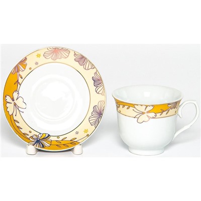 Чайный набор на Guterwahl «Аврора мира», 220 мл, чашки декор золото