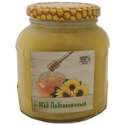 Мёд подсолнечный натуральный 510 гр