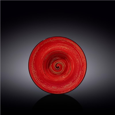 Тарелка глубокая Wilmax Spiral, d=20 см, 800 мл, цвет красный