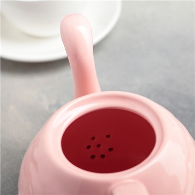 Чайник заварочный «Фламинго», 800 мл, цвет розовый