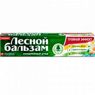 Лесной Бальзам Зубная паста Ромашка, облепиха 75 мл