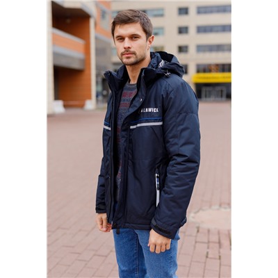Мужская зимняя куртка 92510-2 темно-синяя