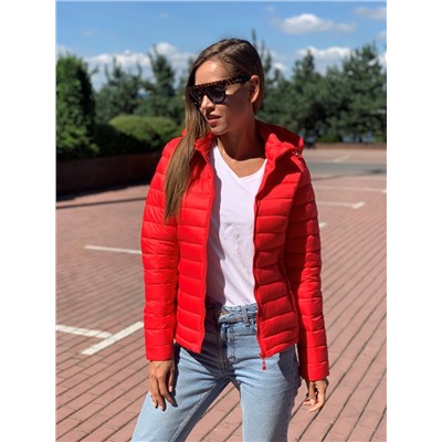 Женская куртка Е00515-4 красная