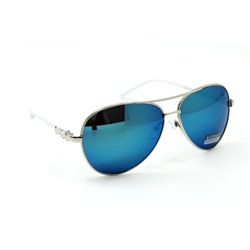 Солнцезащитные очки KAIDAI - 15023 метал голубой