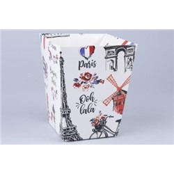 Плайм пакет для цветов "Серый Париж" высота 15 см