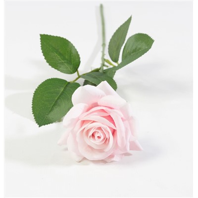 Роза с латексным покрытием открытая светло-розовая