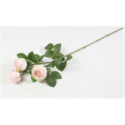Ветка розы 3 цветка с латексным покрытием "Ла Перла"