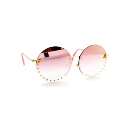 Солнцезащитные очки 2021- Gucci 9041 зеркально розовый