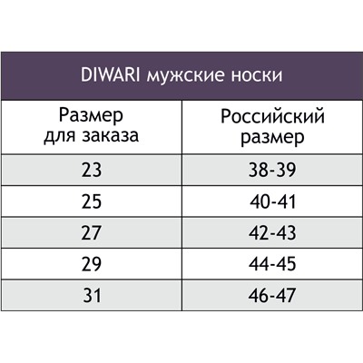 Мужские носки DIWARI