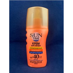 Sun Time крем для загара SPF 40 для очень светлой и чувствительной кожи 150 мл