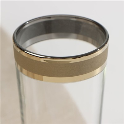Набор питьевой Ring: графин 1000 мл, стакан 230 мл, 6 шт, с гравировкой и напылением