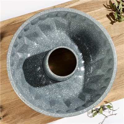 Форма для выпечки «Элин Мрамор. Кекс», 26,5×10 см, антипригарное покрытие, цвет серый