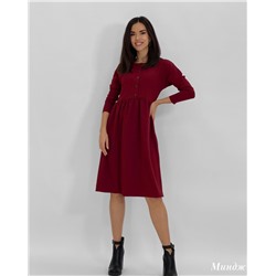 Платье «Миндж» (бордовый)