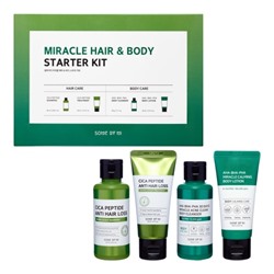 SOME BY MI MIRALCE HA&BODY TRAIL KIT Набор: Пептидный шампунь против выпадения волос с экстрактом центеллы азиатской, Пептидная маска против выпадения