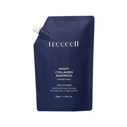 TREECELL Night Collagen Shampoo Midnight Forest (Pouch) Ночной шампунь для волос с коллагеном Полночь в лесу 520мл