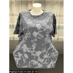 Женская футболка ткань хлопок ФАБРИЧНЫЙ КИТАЙ размер единый 48-56