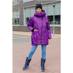Женская куртка 995 фиолетовая