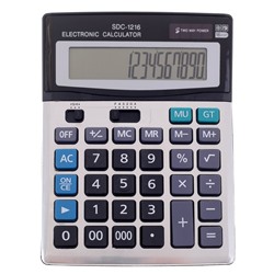 Калькулятор настольный, 16 - разрядный, SDC - 1216, двойное питание