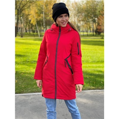 Женская куртка 21-95(2#) красная